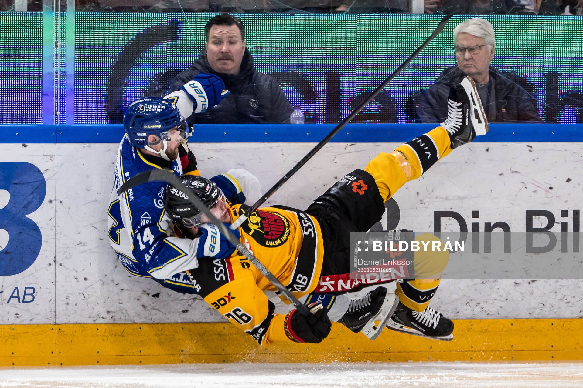 Leksands Oskar Lang och Luleås Anton Levtchi