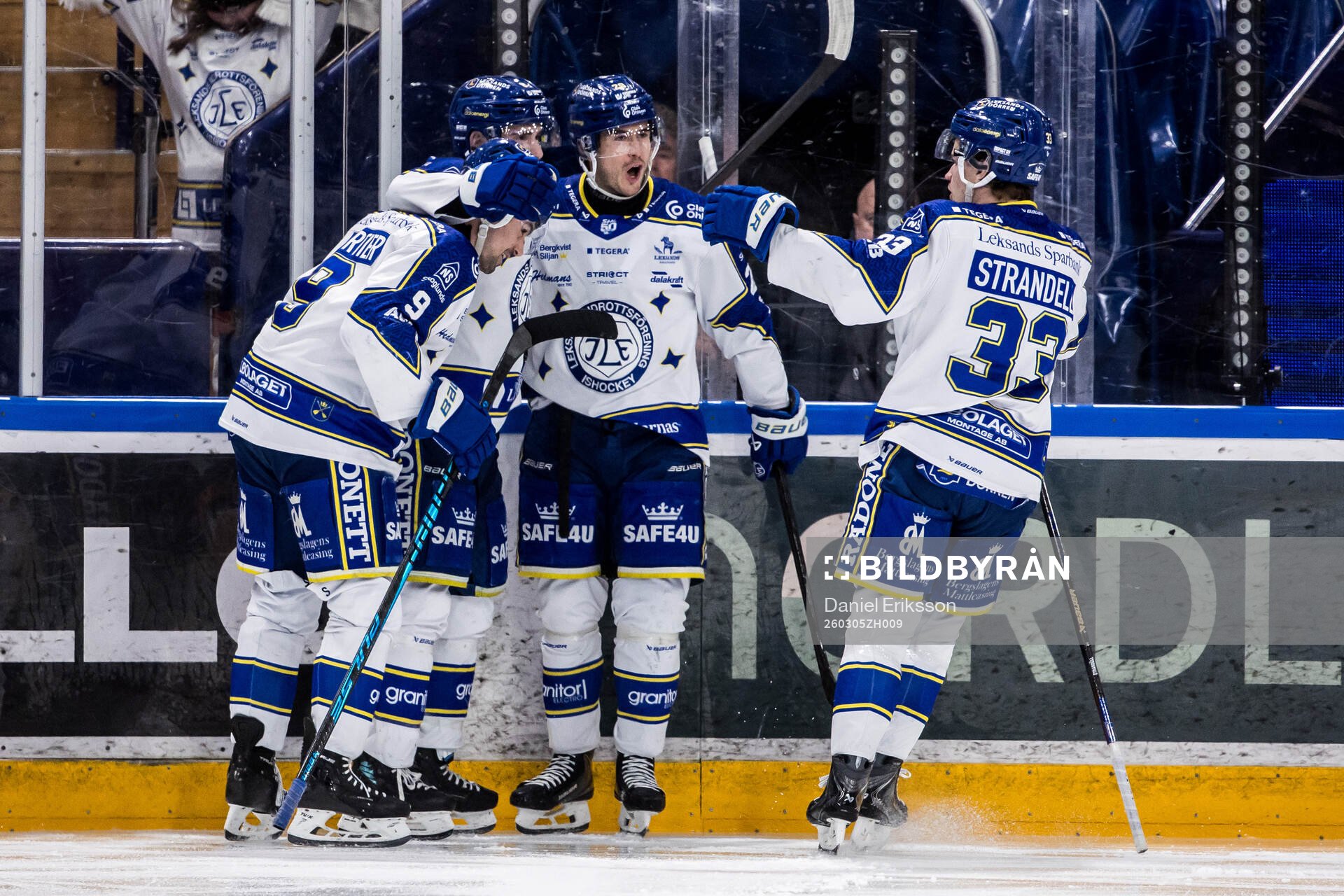 Leksands Matt Caito jublar