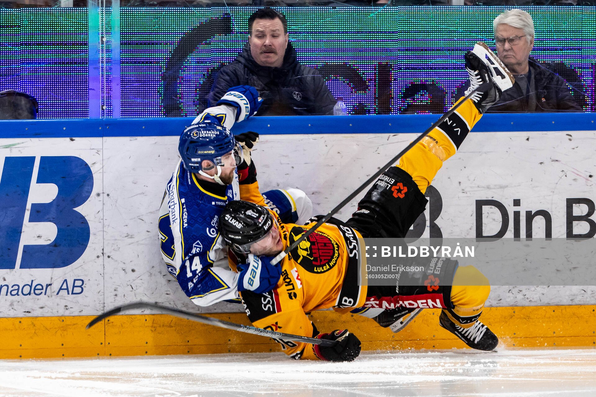 Leksands Oskar Lang och Luleås Anton Levtchi