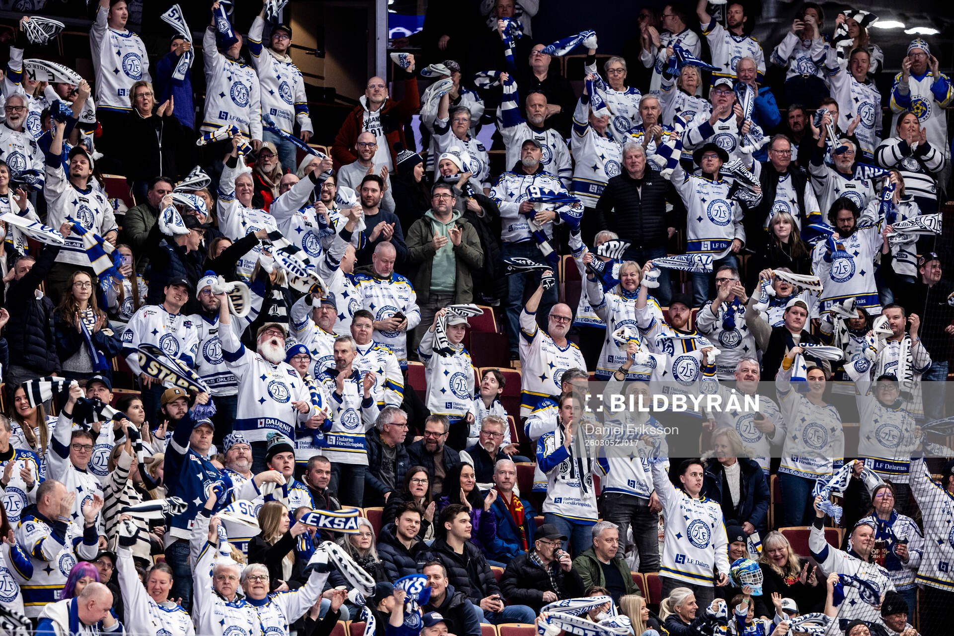 Leksands publiken jublar