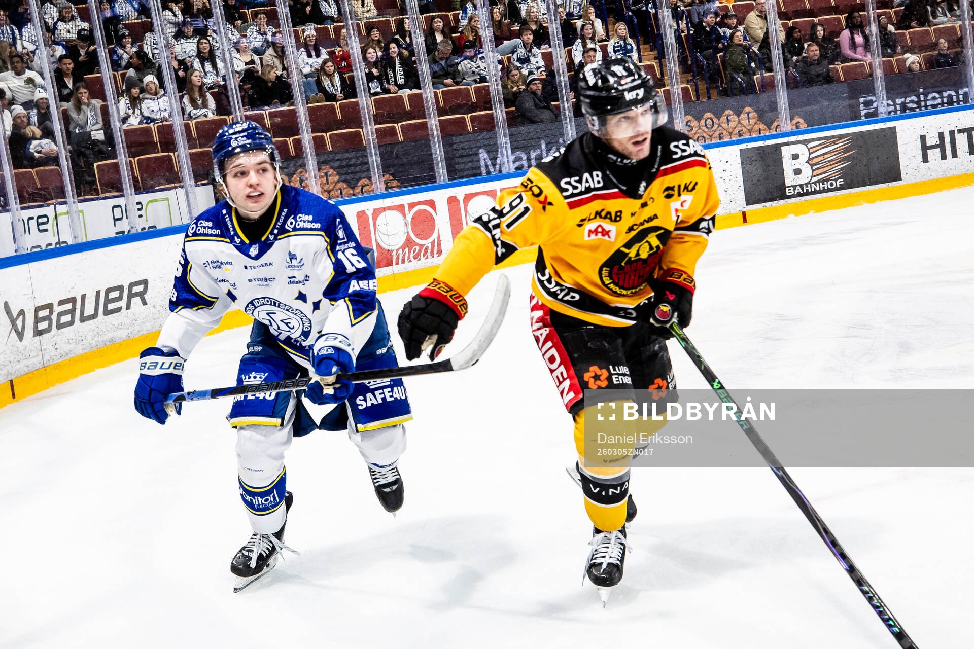 Leksands Rocky Langvardt och Luleås Brian O'Neill
