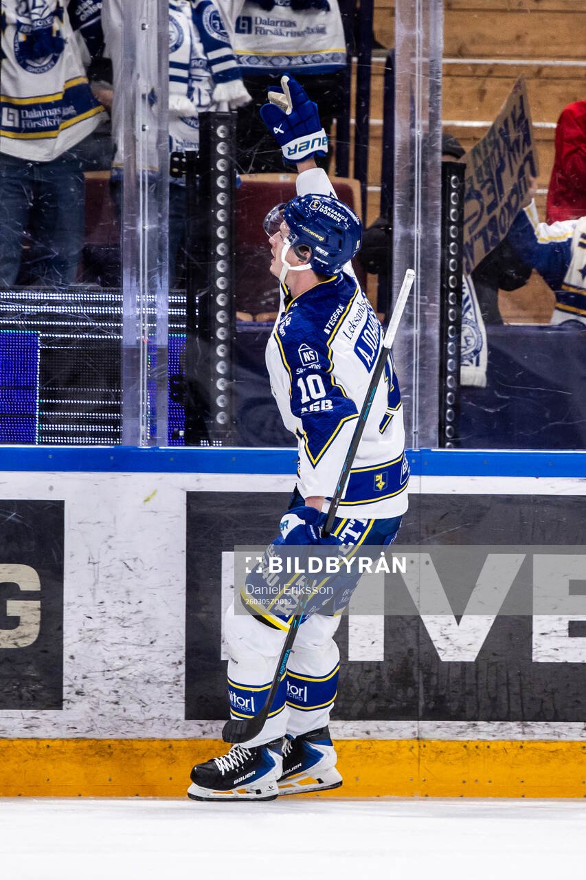 Leksands Anton Johansson jubel