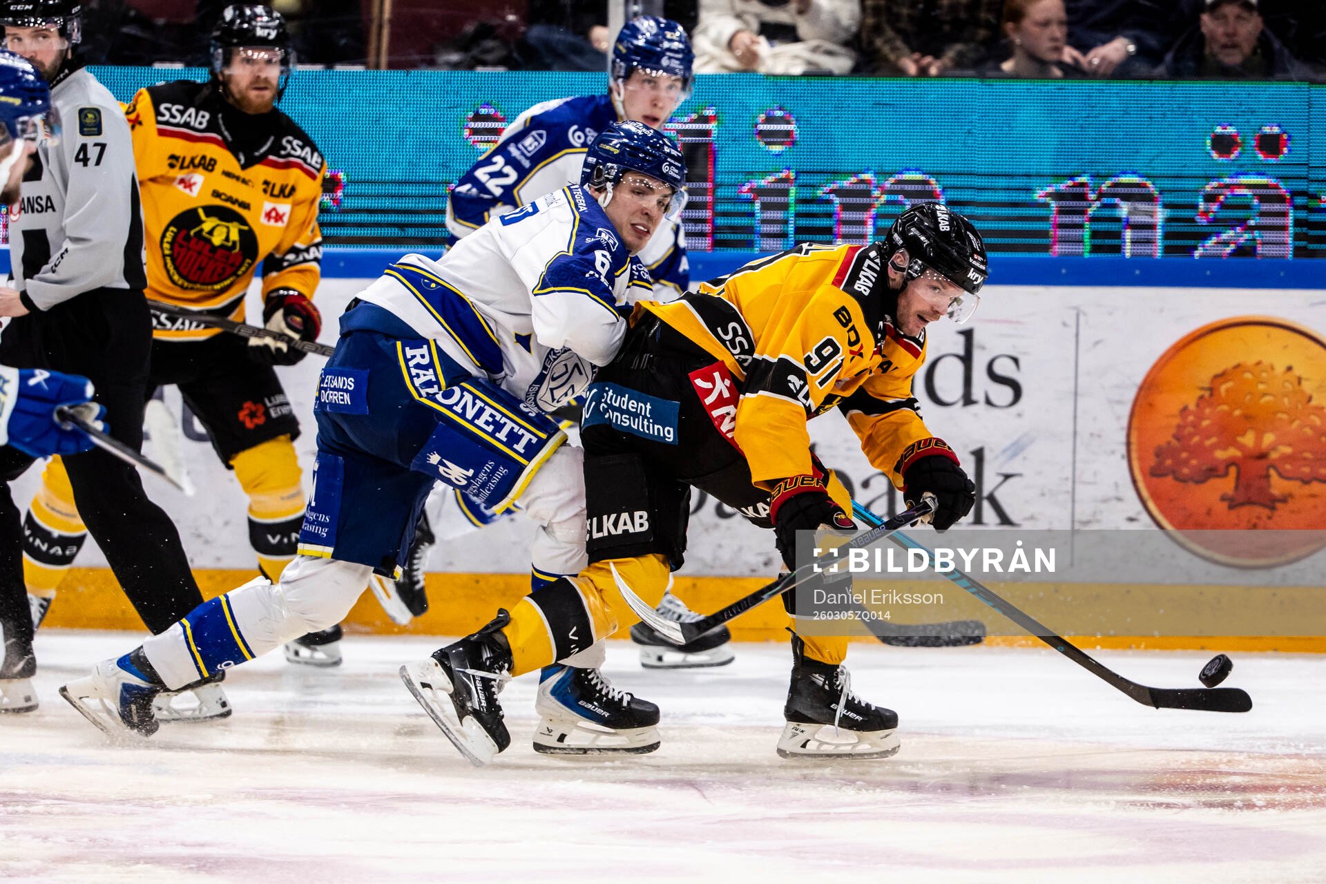 Leksands Alexander Lundqvist och Luleås Brian O'Neill