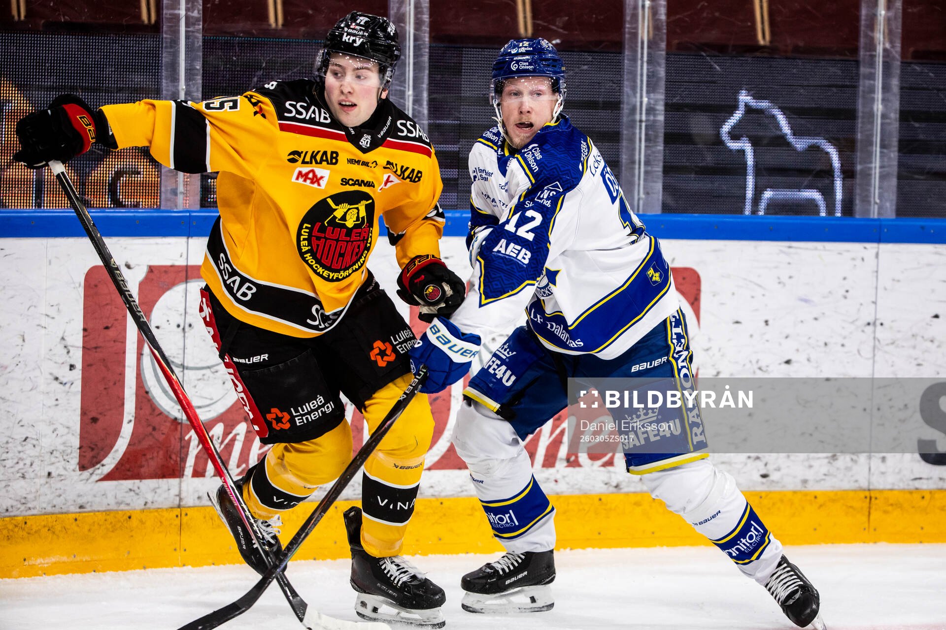 Luleås Filip Eriksson och Leksands Kalle Östman