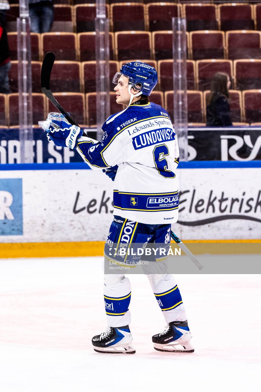 Leksands Alexander Lundqvist utsedd till matchens krigare