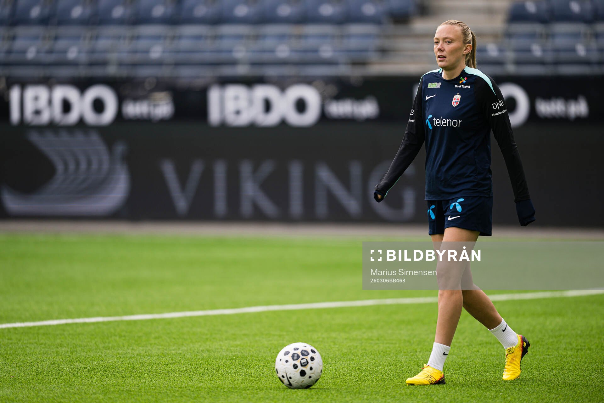Synne Jensen of the Norwegian women’s national football