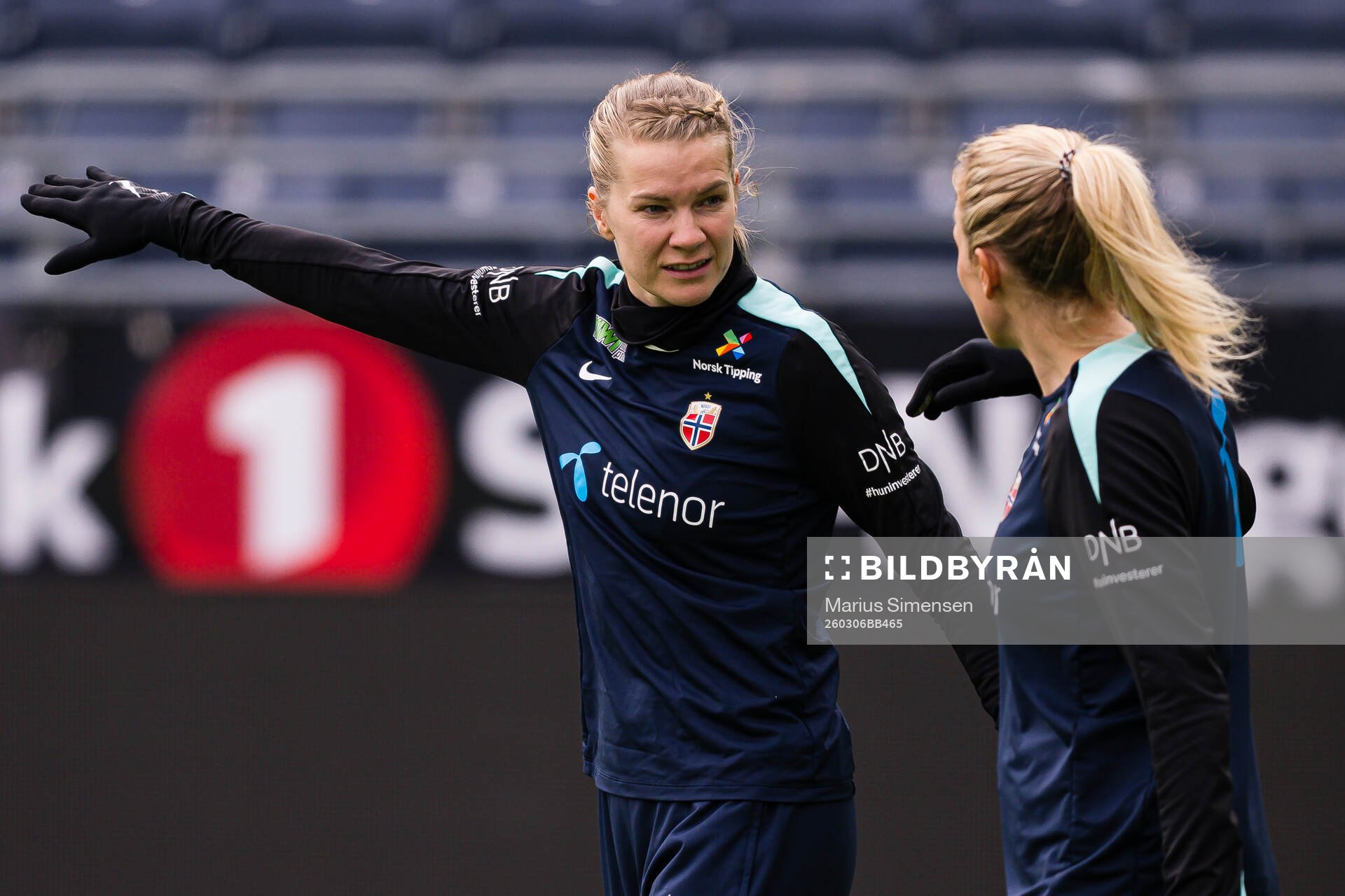 Ada Hegerberg of the Norwegian women’s national football