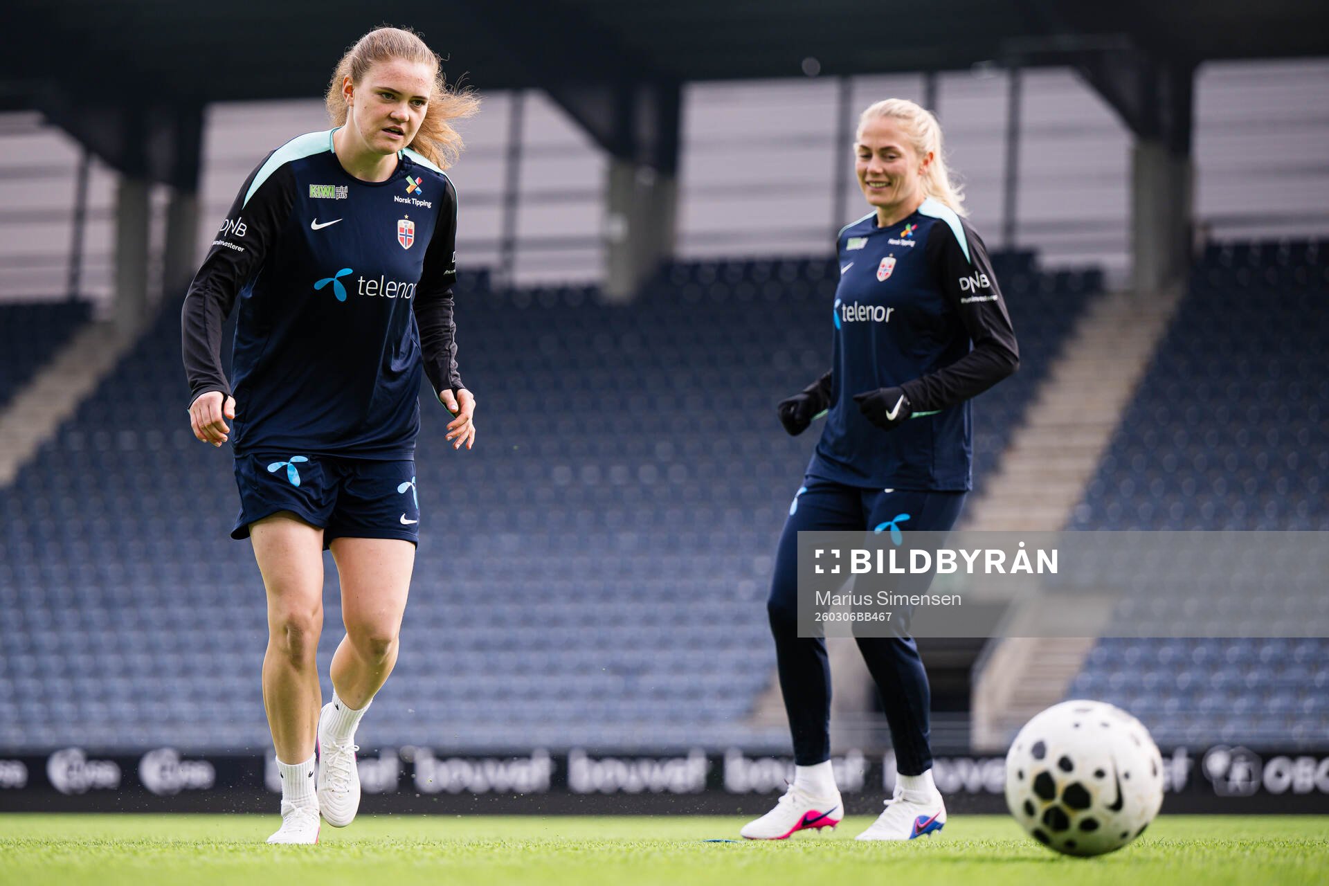 Signe Gaupset of the Norwegian women’s national football
