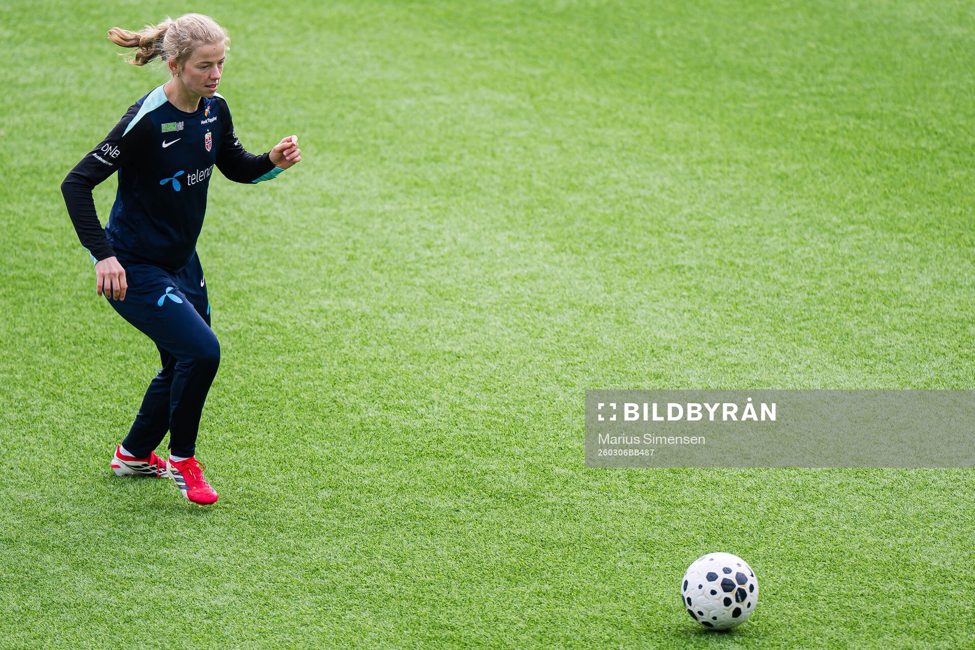 Justine Kielland of the Norwegian women’s national