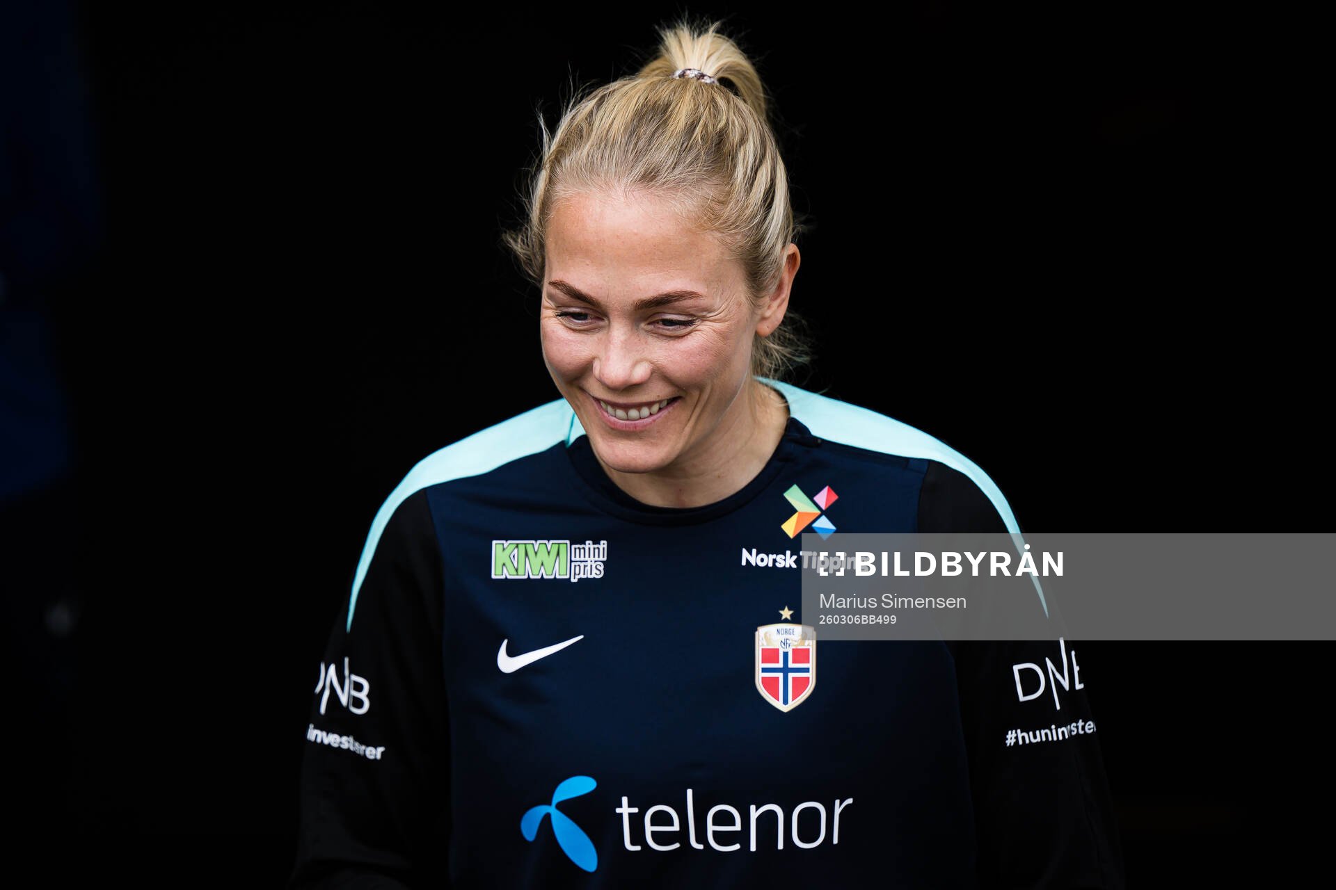 Guro Bergsvand of the Norwegian women’s national football