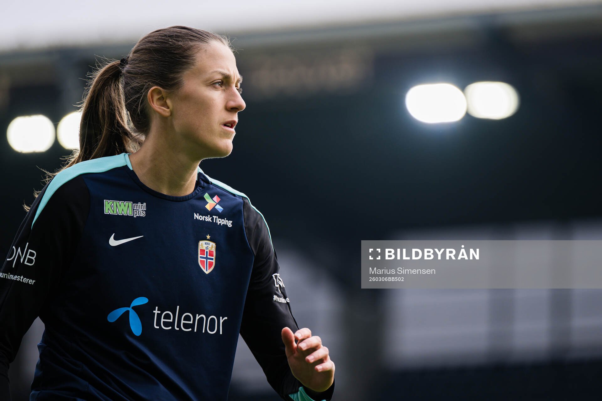 Emma Stølen Godø of the Norwegian women’s national