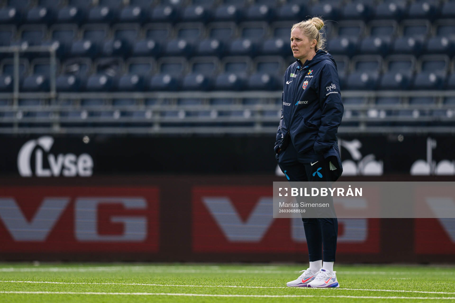 Head coach Gemma Grainger of the Norwegian women’s