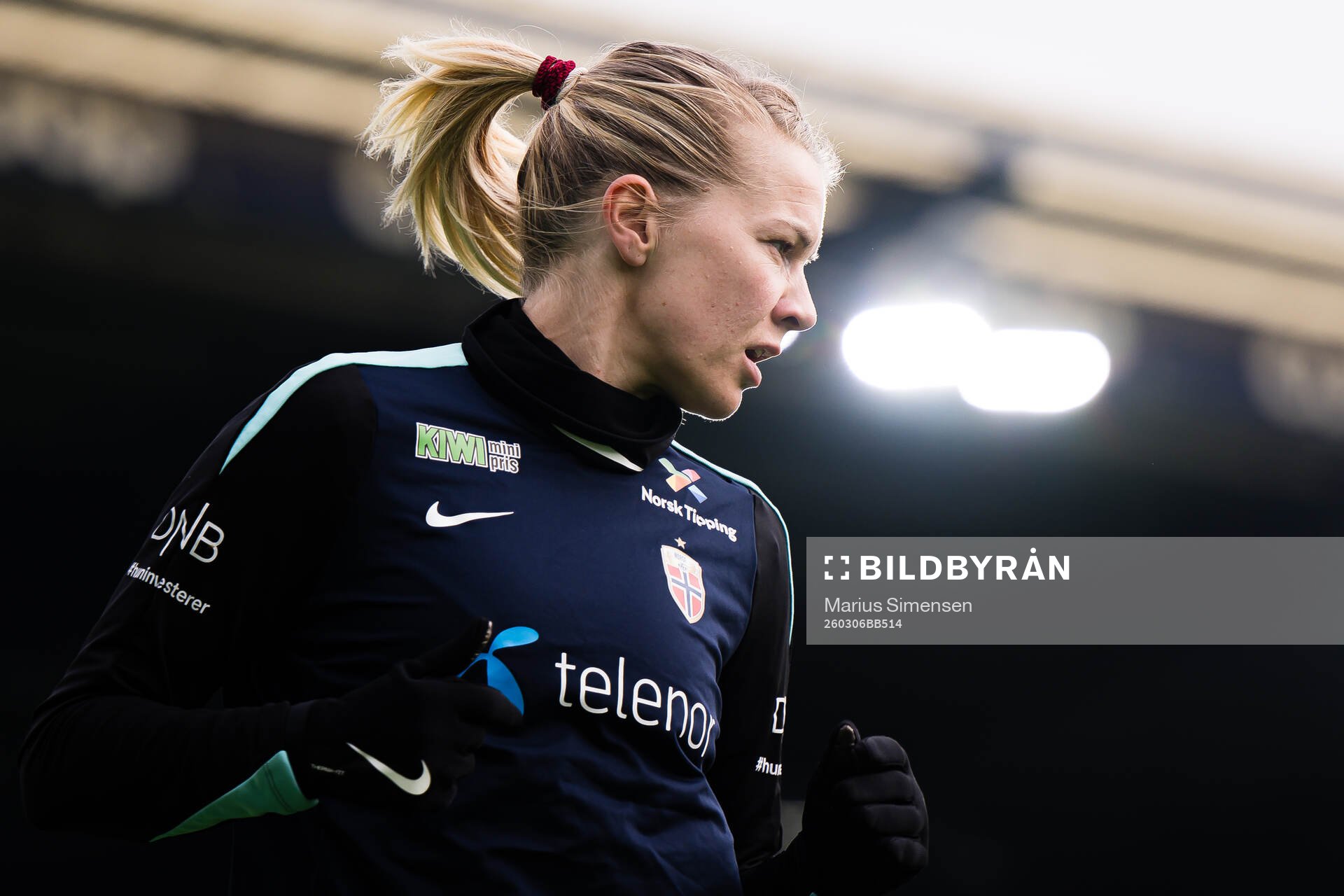 Ada Hegerberg of the Norwegian women’s national football