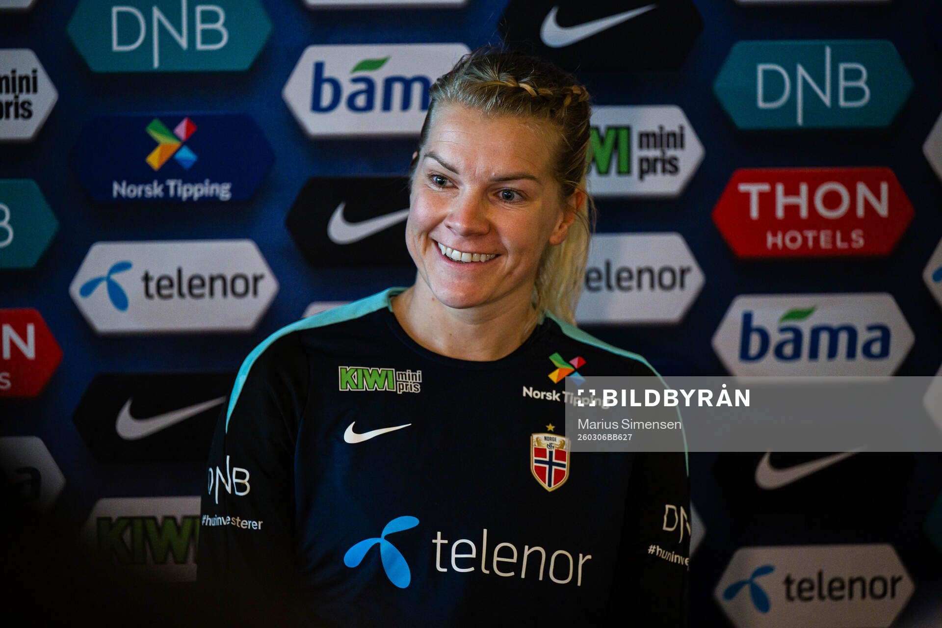 Ada Hegerberg of the Norwegian women’s national football