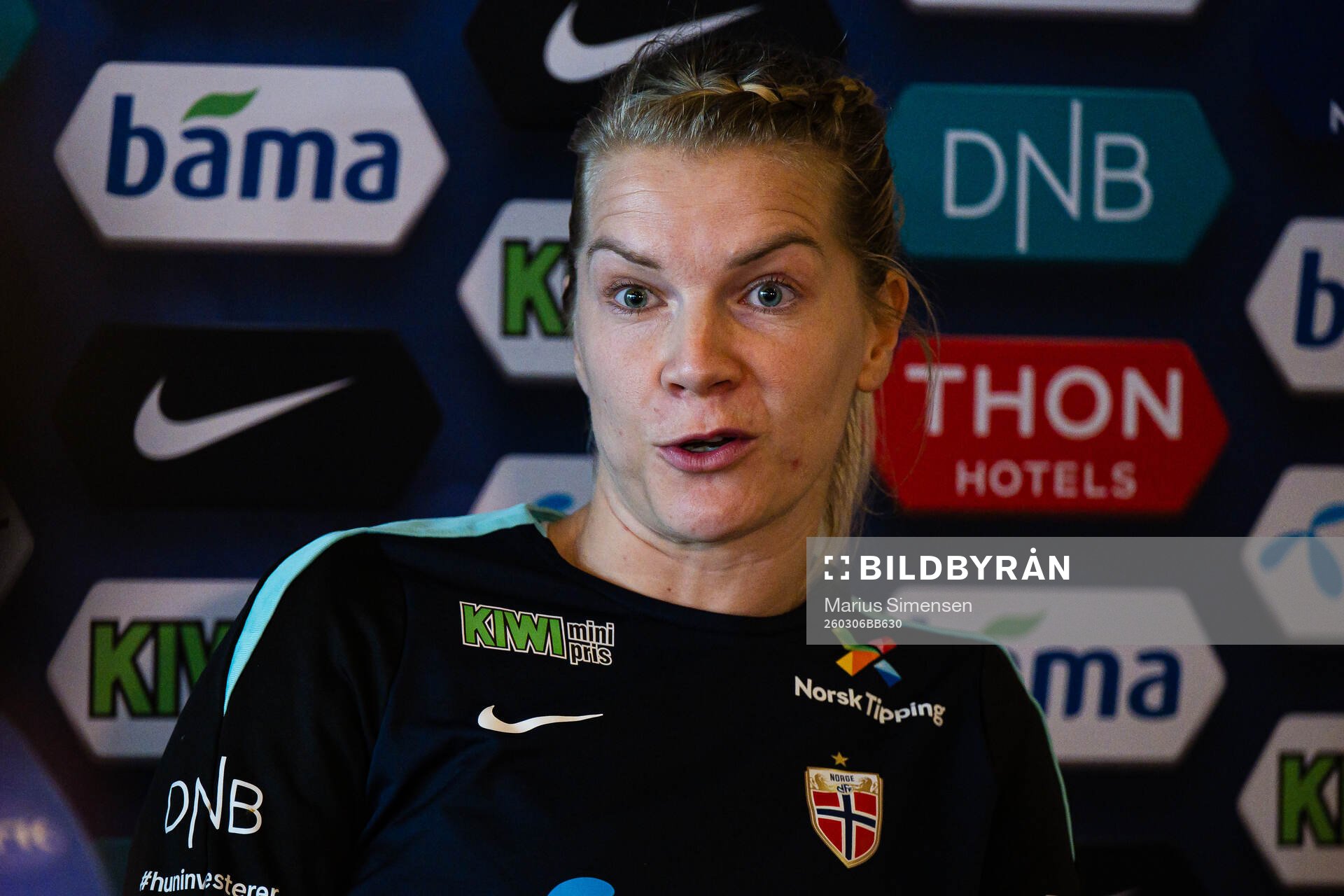 Ada Hegerberg of the Norwegian women’s national football