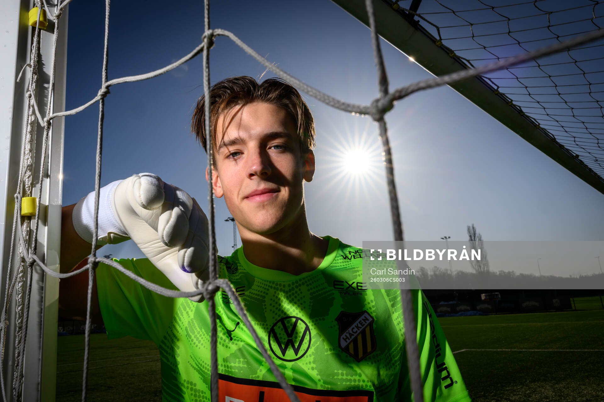 Häckens nyförvärv, målvakt David Andersson