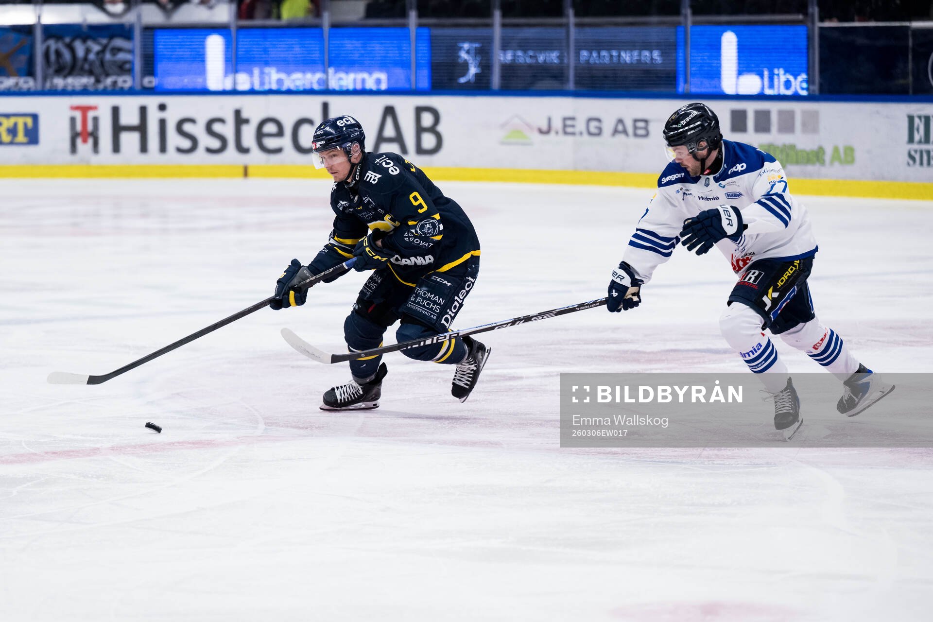 Södertäljes Patrik Zackrisson och Karlskogas Tobias
