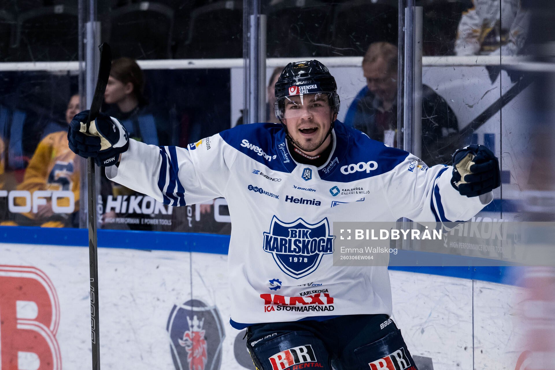 Karlskogas Alexander Ljungkrantz jublar