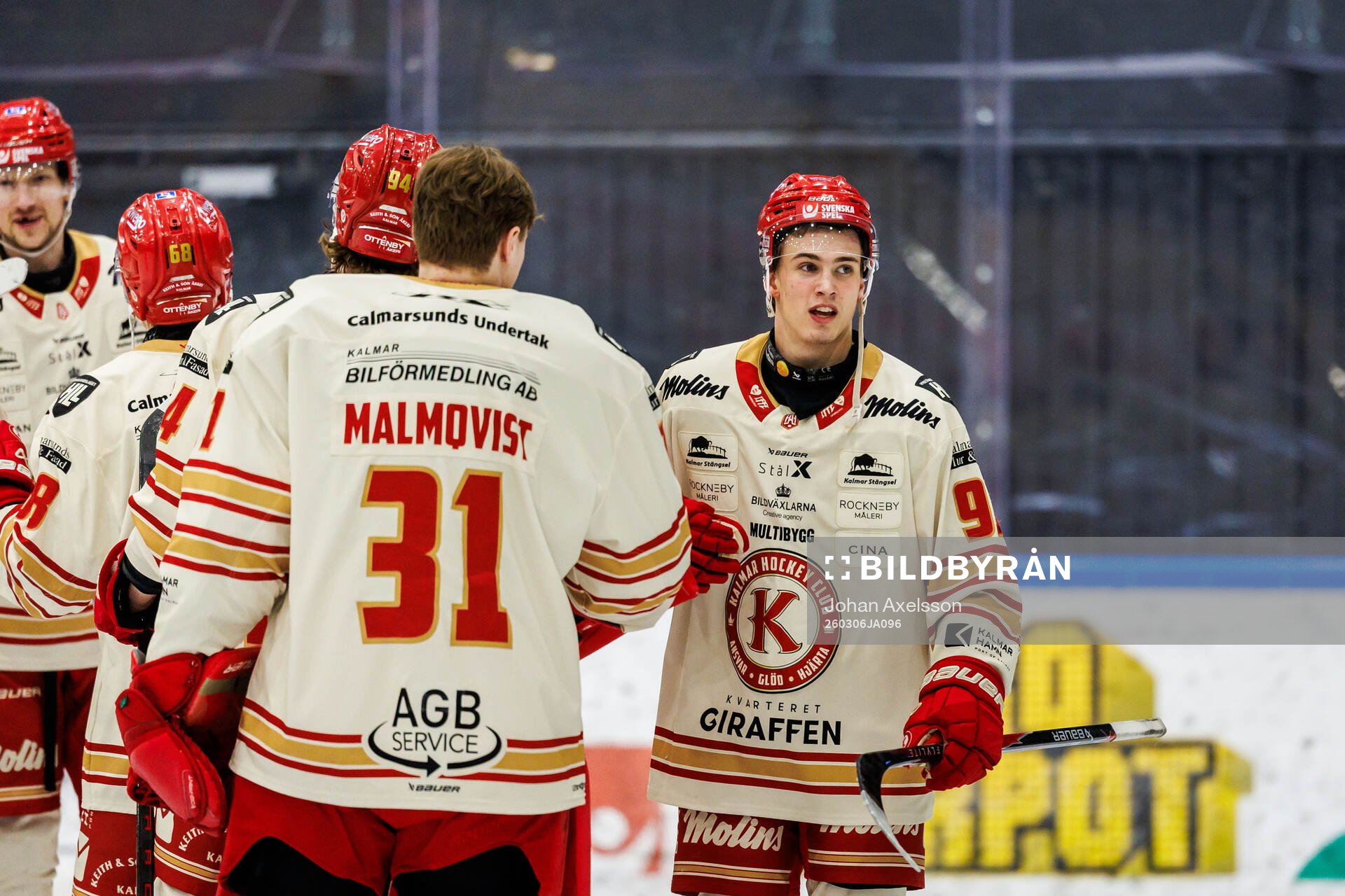 Kalmars Arvid Westlin jublar