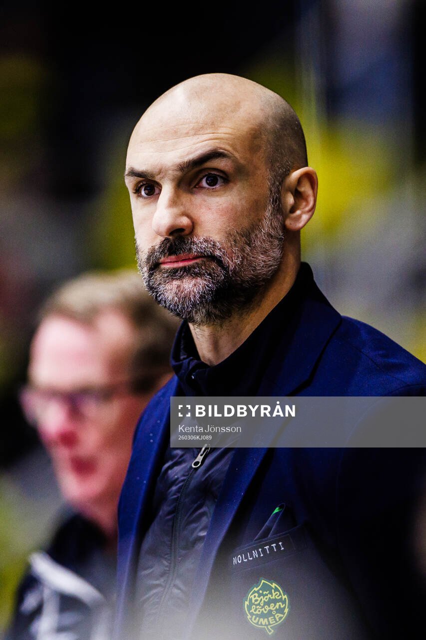 Björklövens assisterande tränare Daniel Rahimi