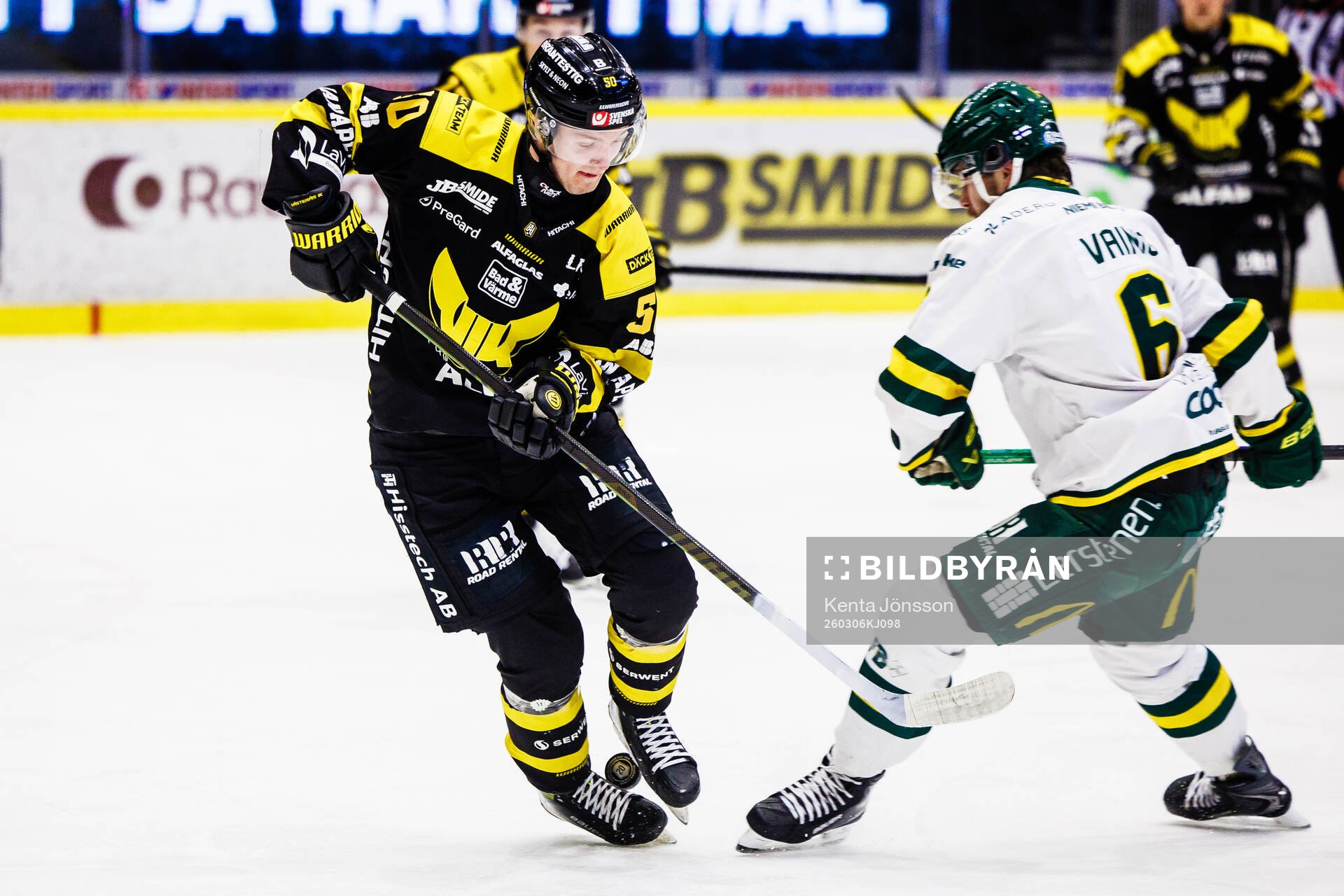 Västerås Veikko Loimaranta och Björklövens Olli Vainio