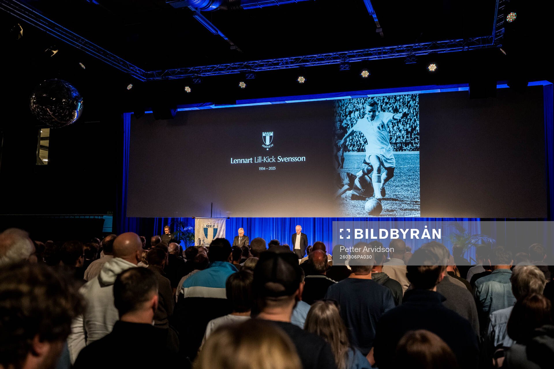 Tyst minut för Lennart Lill-Kick Svensson