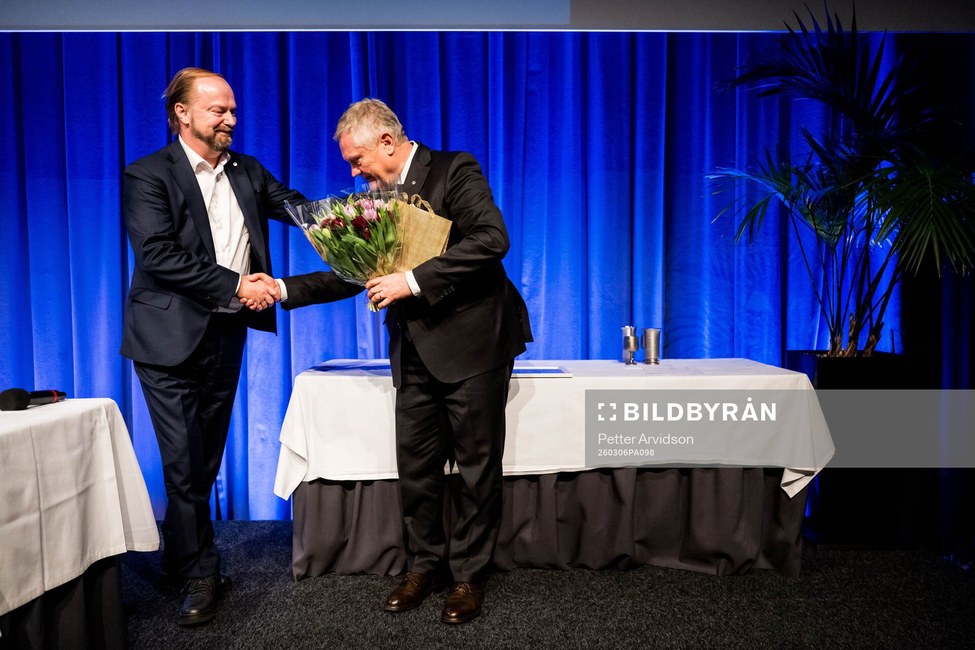 Vice ordförande Lars Kongstad och avgående ordförande
