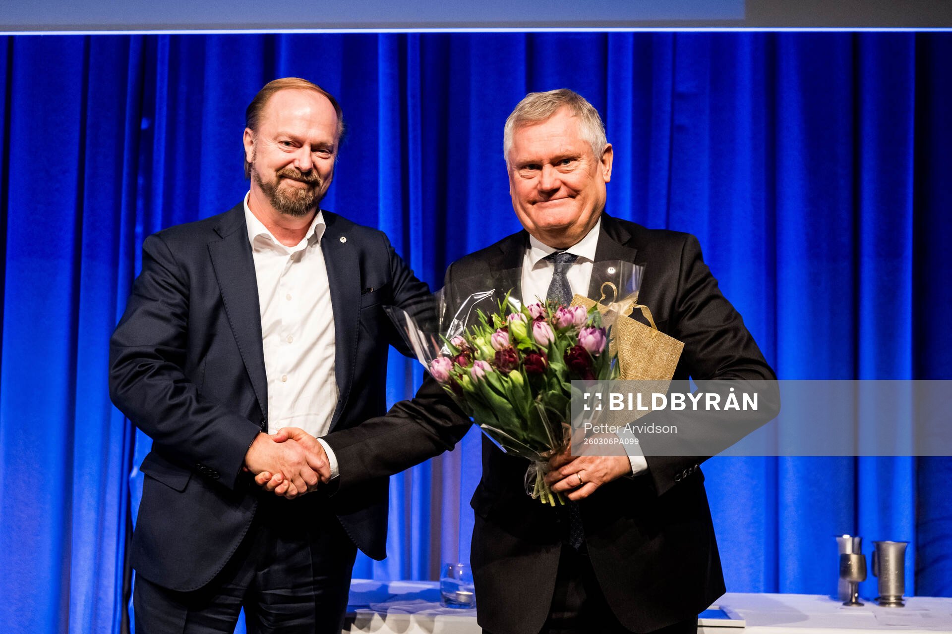 Vice ordförande Lars Kongstad och avgående ordförande