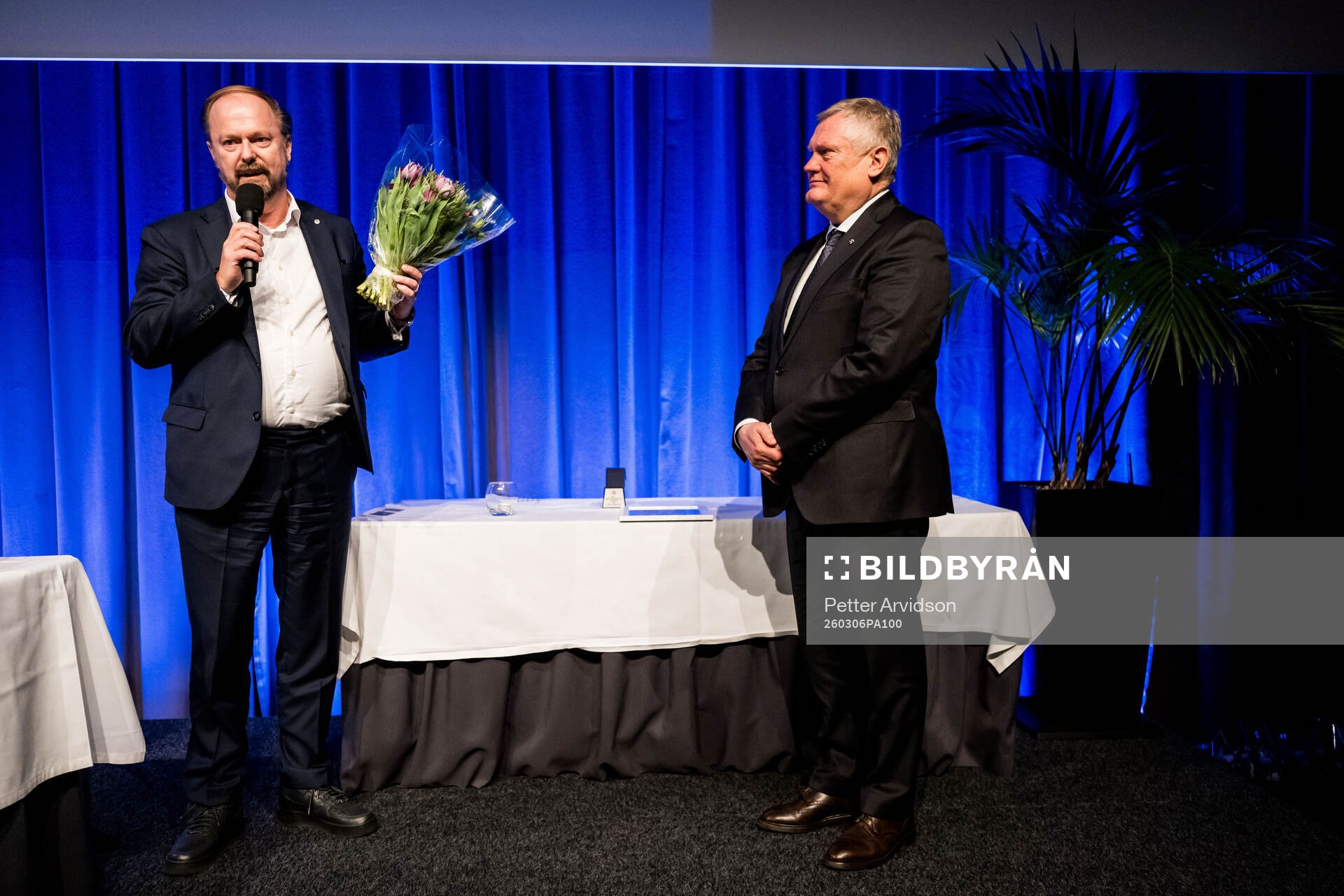 Vice ordförande Lars Kongstad och avgående ordförande