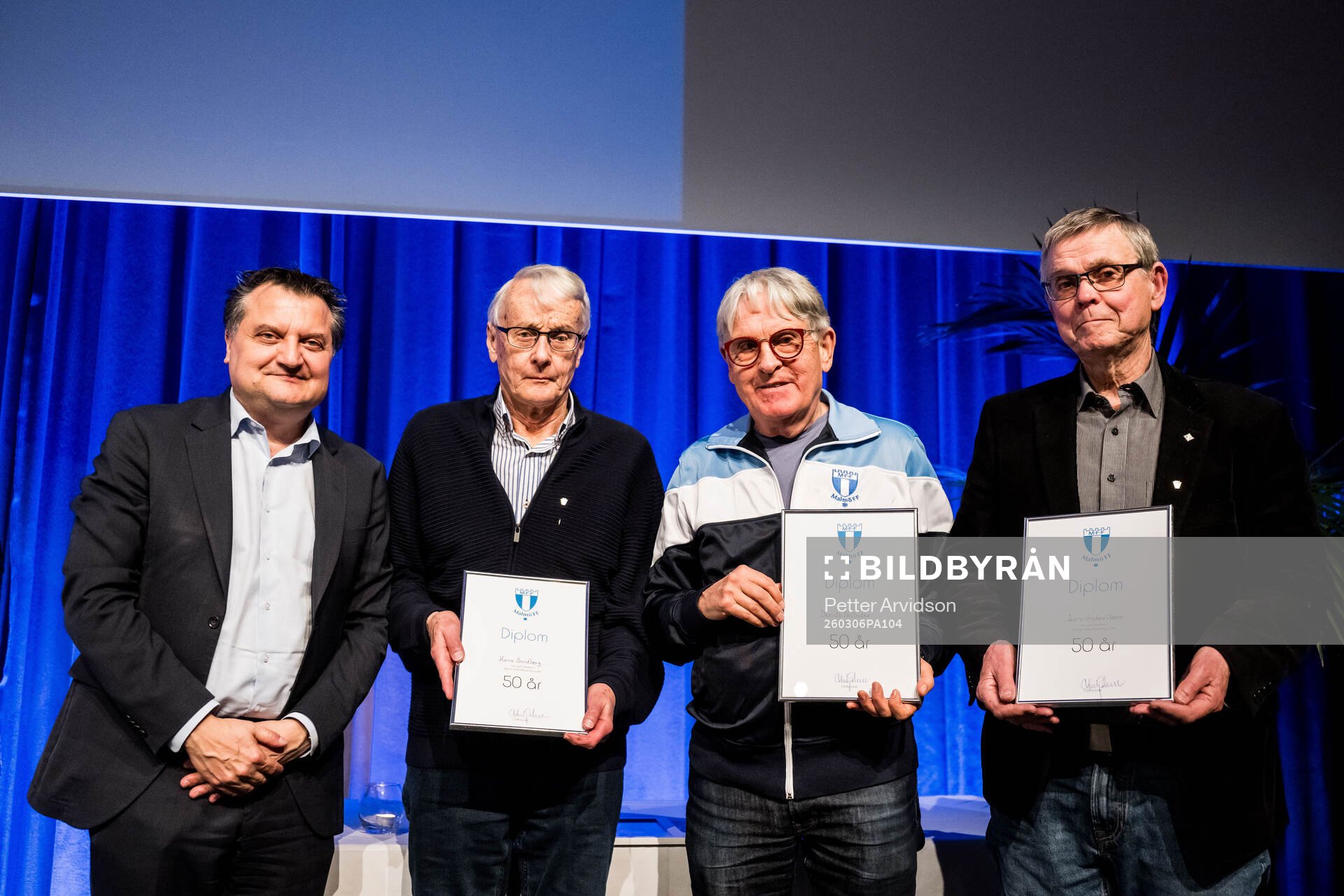 Medlemmar som varit medlemmar i 50år uppmärksammas av