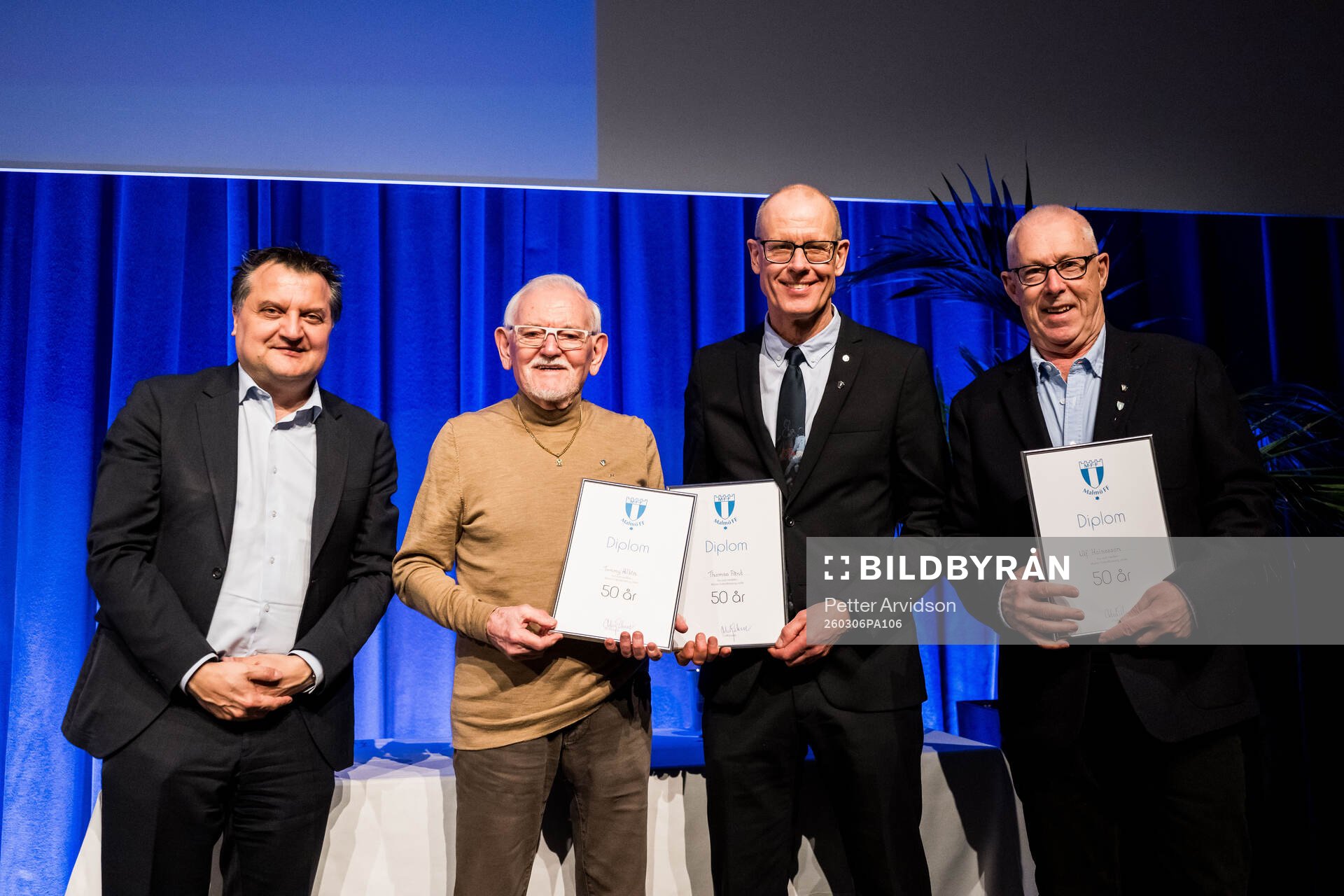 Medlemmar som varit medlemmar i 50år uppmärksammas av