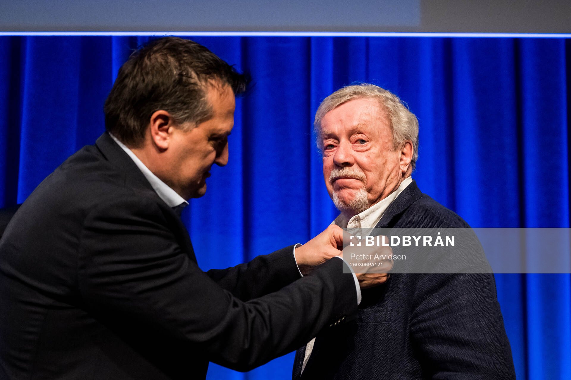 Pierre Mens som varit medlem i föreningen i 50år
