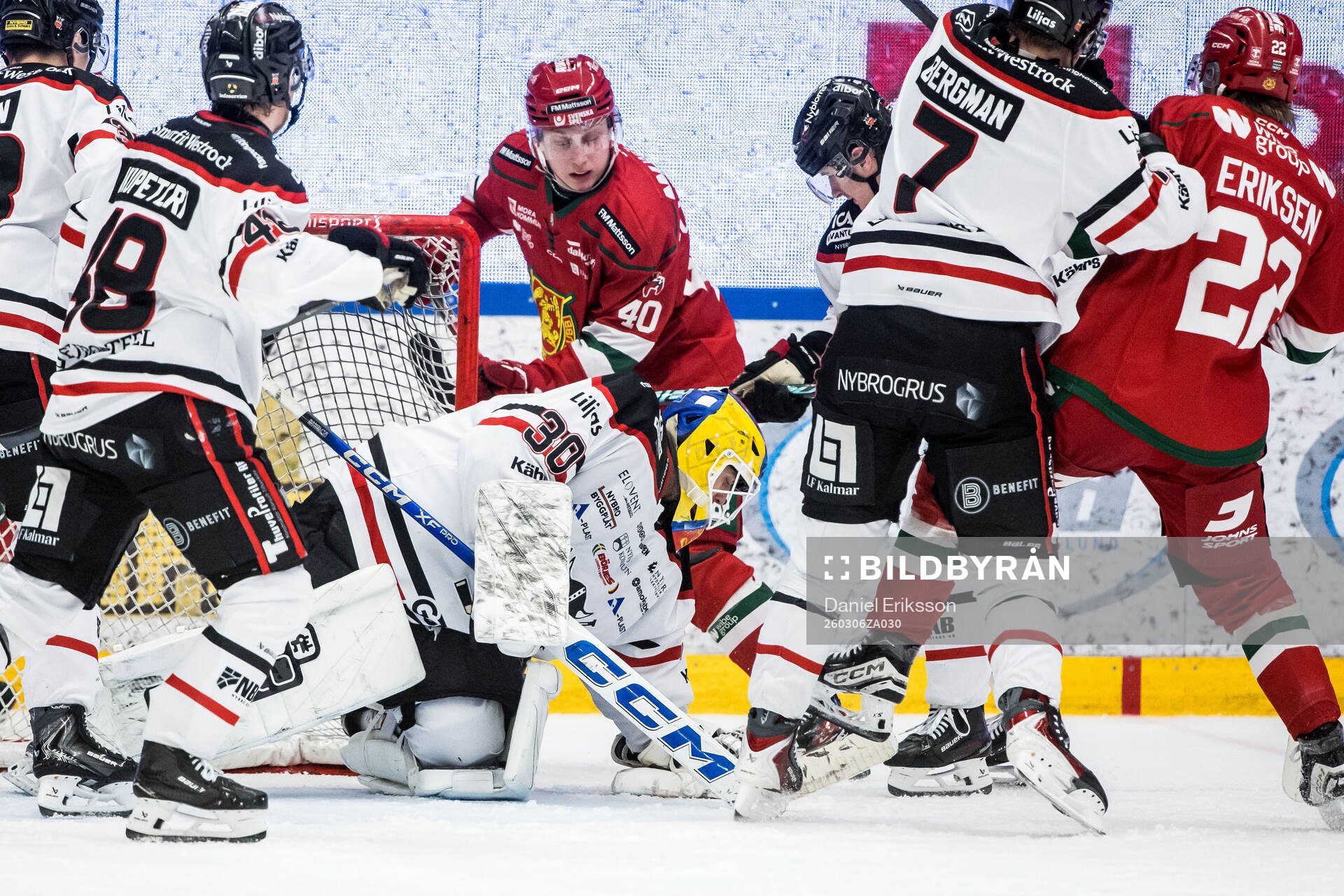 Nybro Vikings målvakt Hugo Hävelid