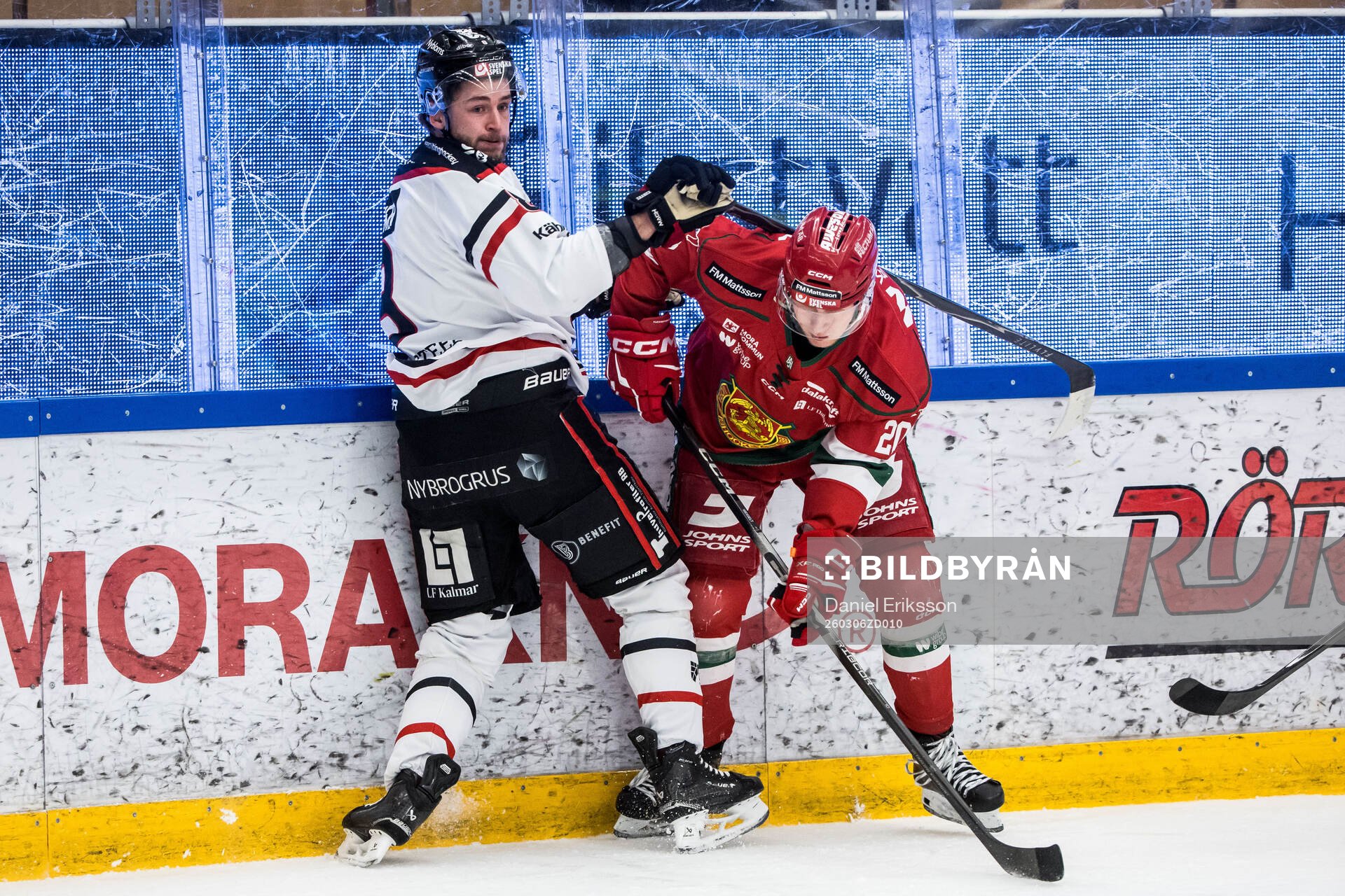 Nybro Vikings Måns Krämer och Moras Georg Weigelt