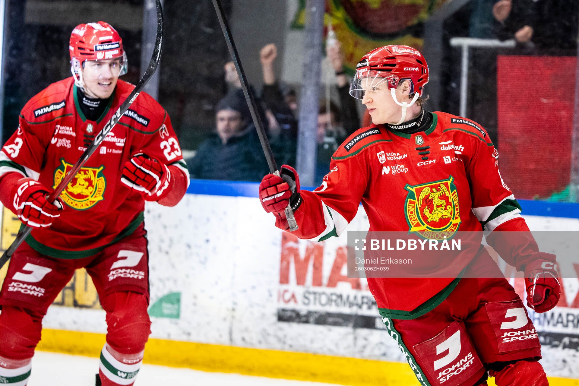 Moras Jesper Norbäck jubel