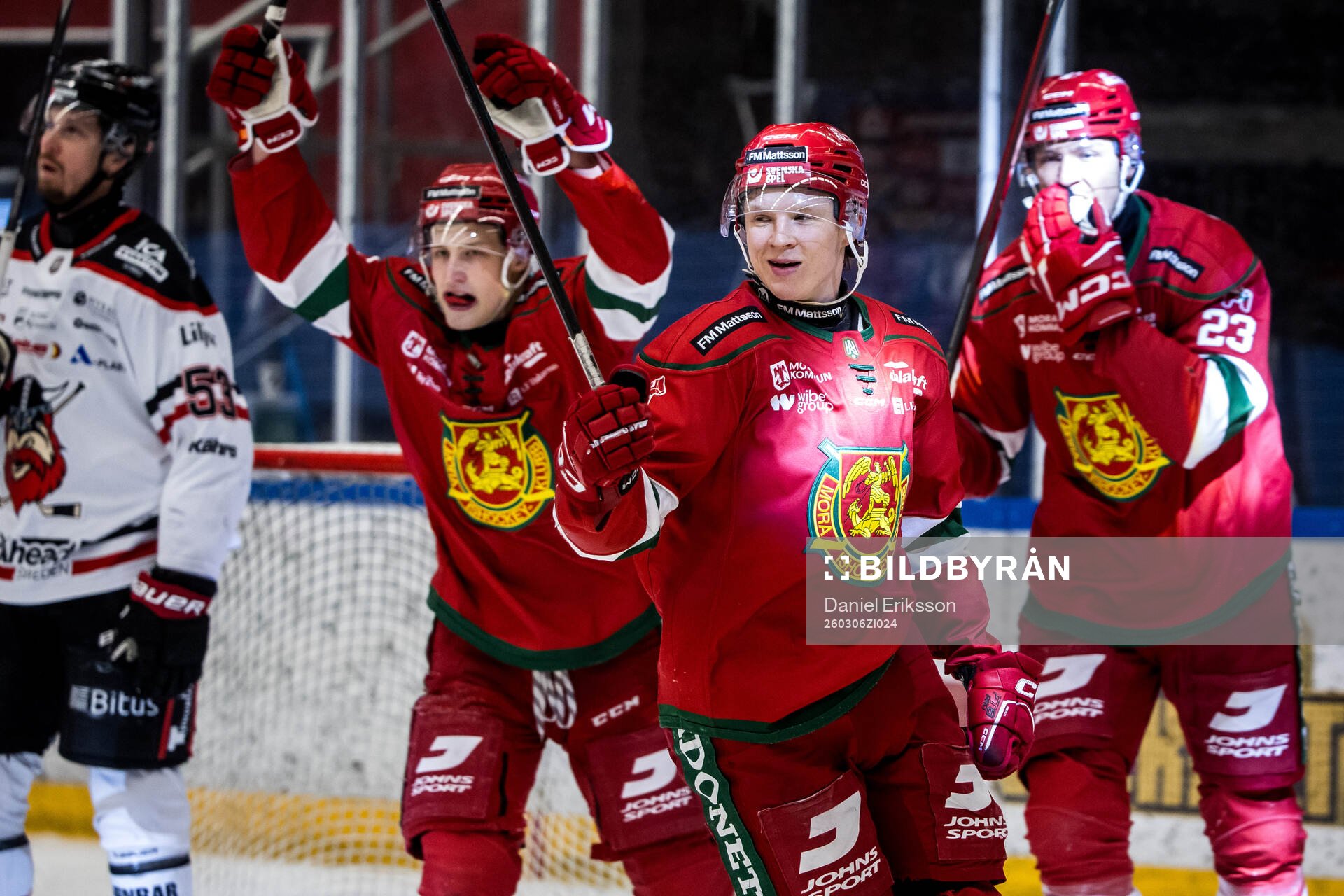 Moras Jesper Norbäck jublar