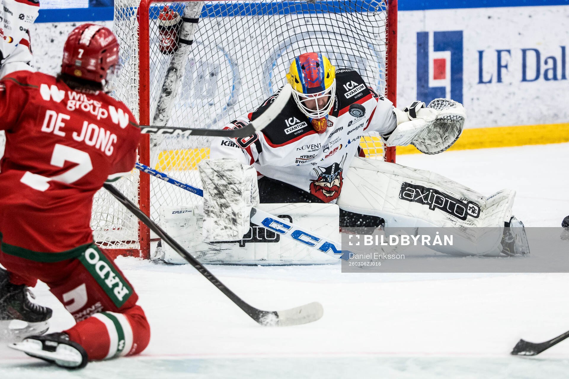 Nybro Vikings målvakt Hugo Hävelid