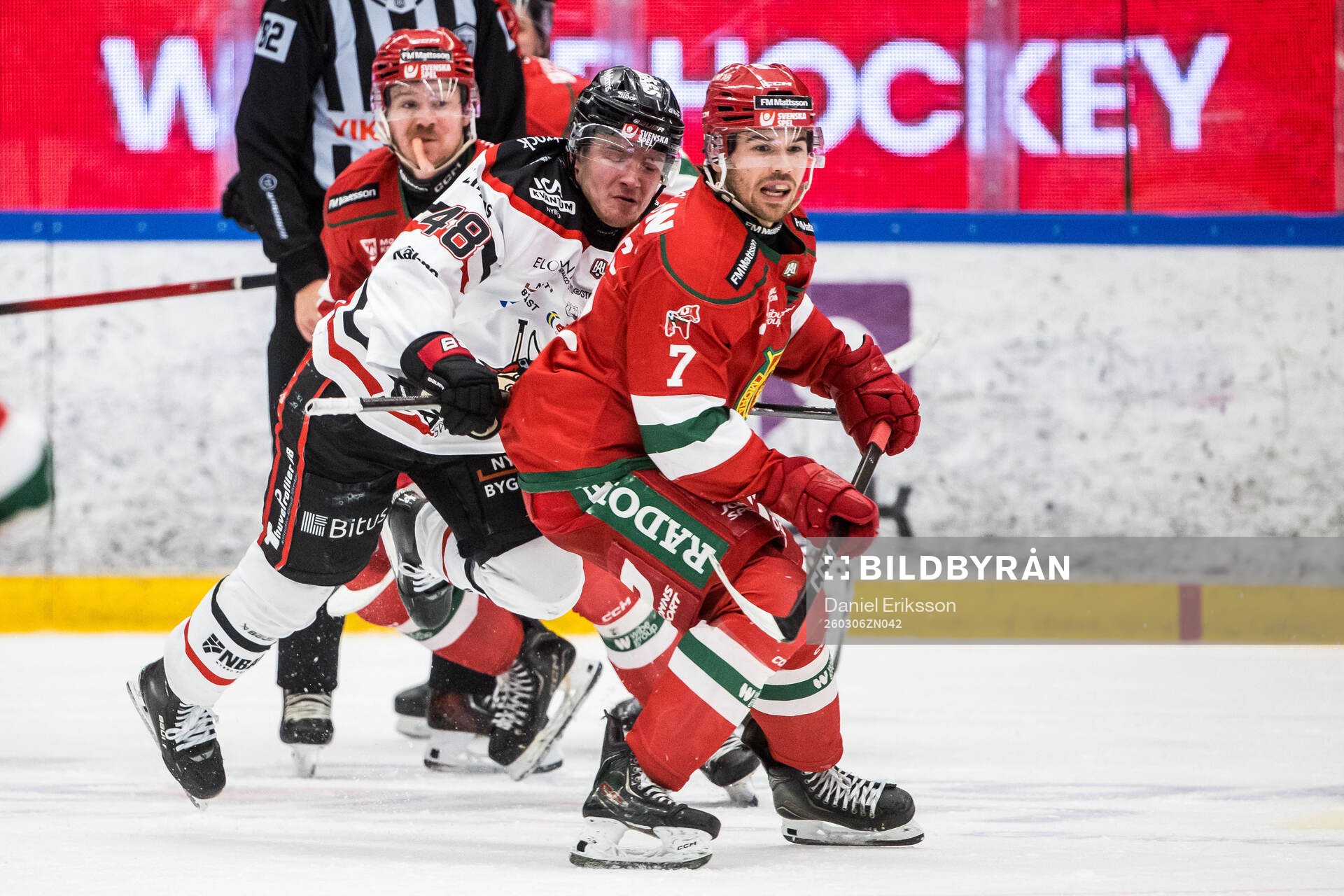 Nybro Vikings Olli Nikupeteri och Julius Bergman