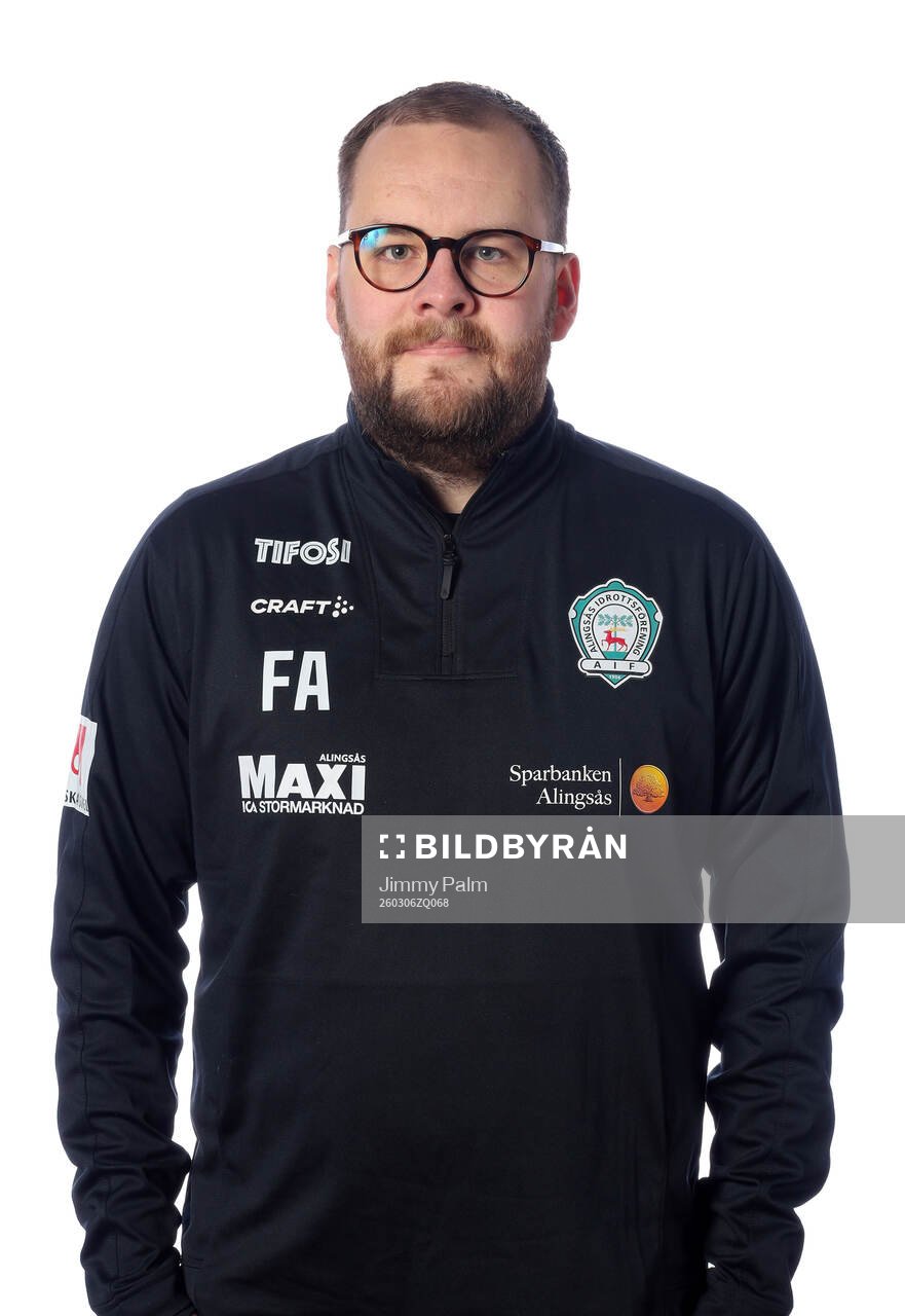 Alingsås assisterande tränare Fabian Andersson