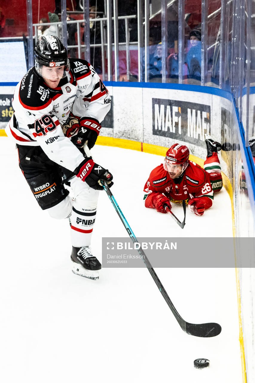 Nybro Vikings Kalle Holm och Moras Arvid Degerstedt