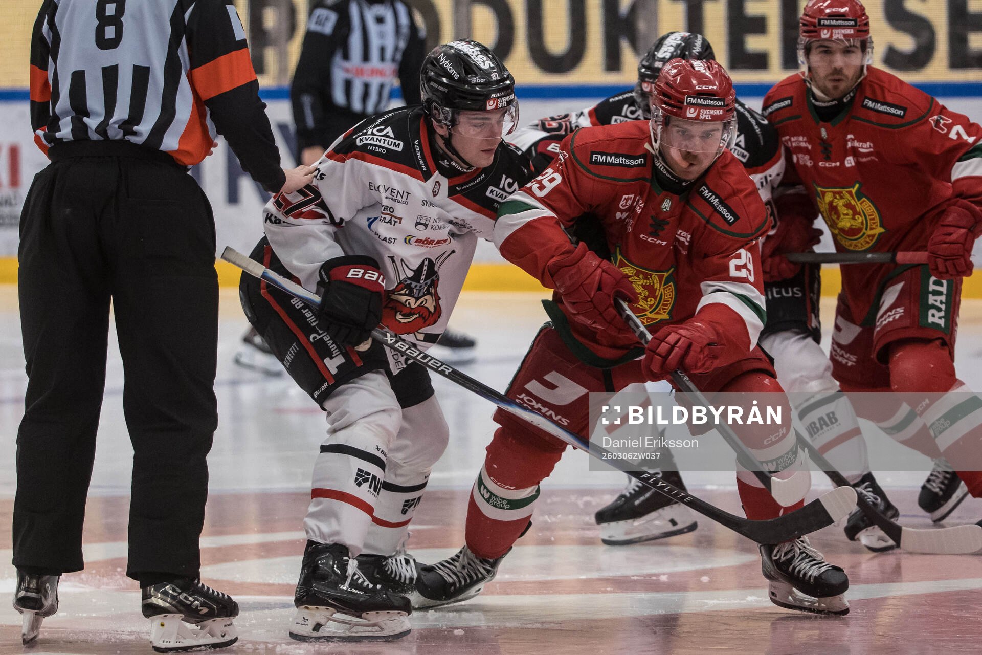 Nybro Vikings Joel Kant och Moras Connor Maceachern