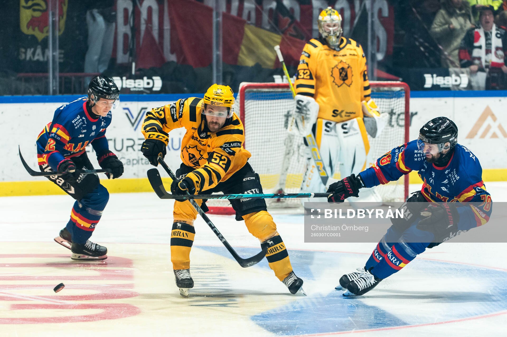 Skellefteås Arvid Lundberg och Malmö Redhawks Robin Hanzl