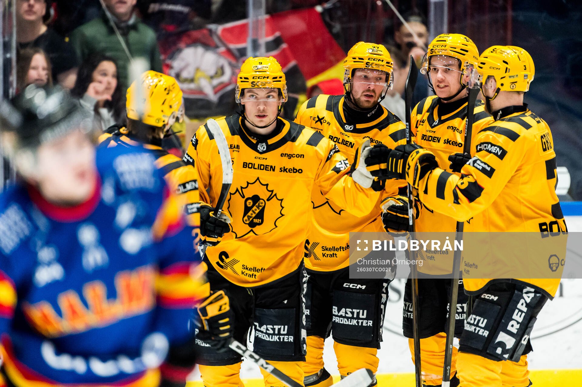 Skellefteås Victor Stjernborg jublar