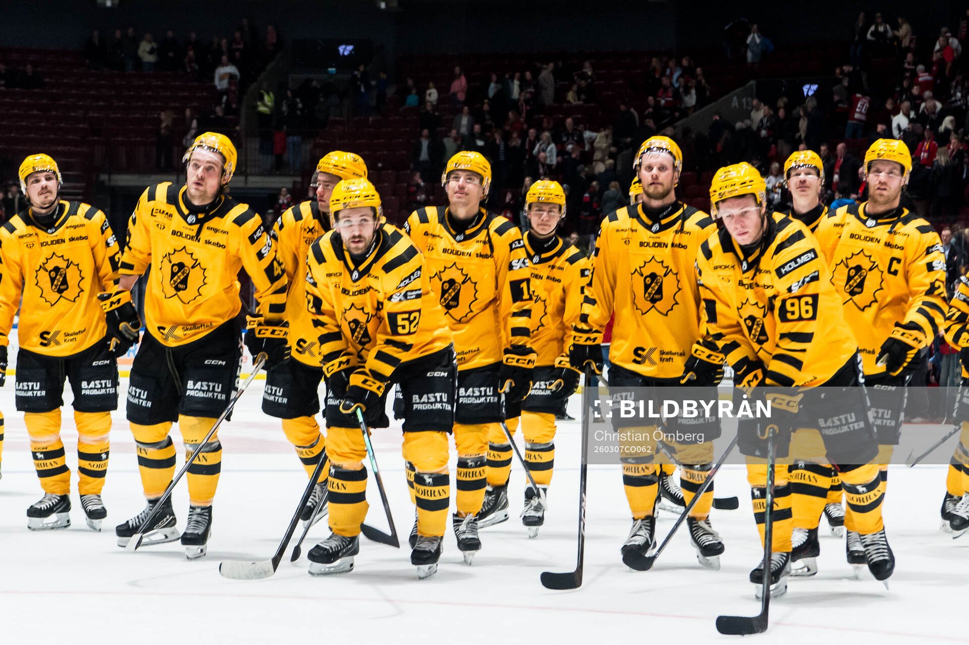 Skellefteås spelare jublar
