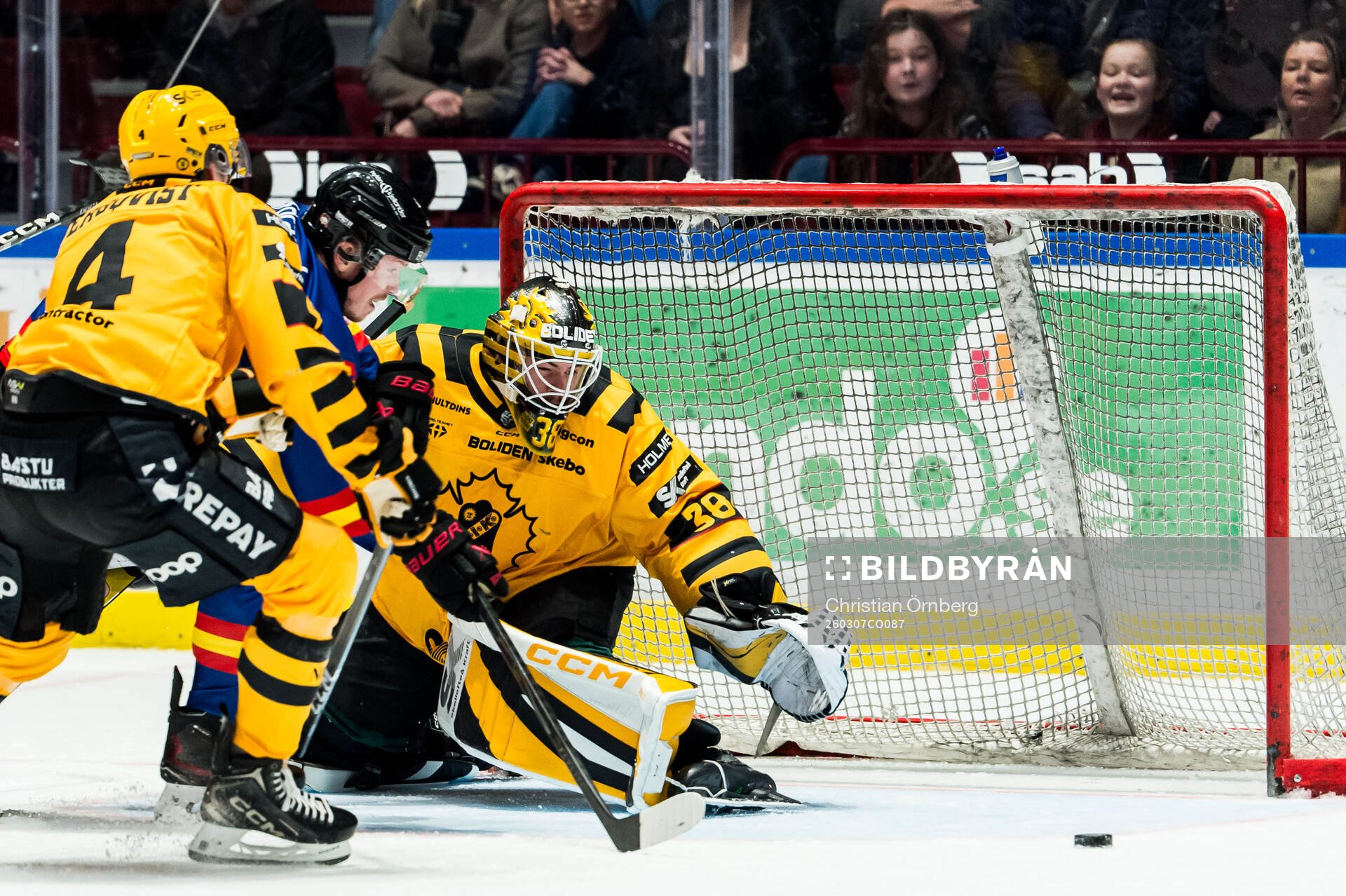 Malmö Redhawks Linus Öberg och Skellefteås Rasmus