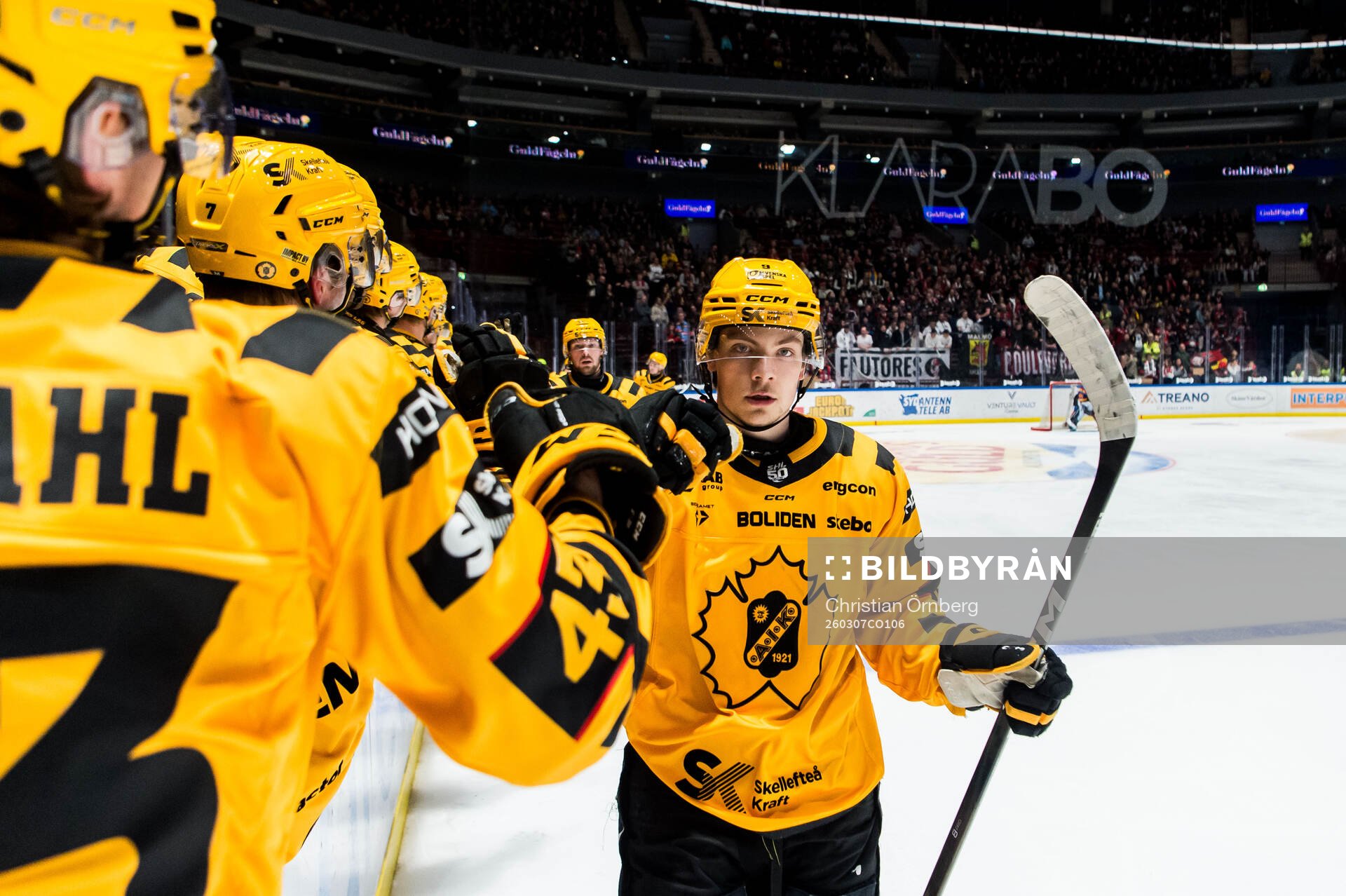Skellefteås Victor Stjernborg jublar