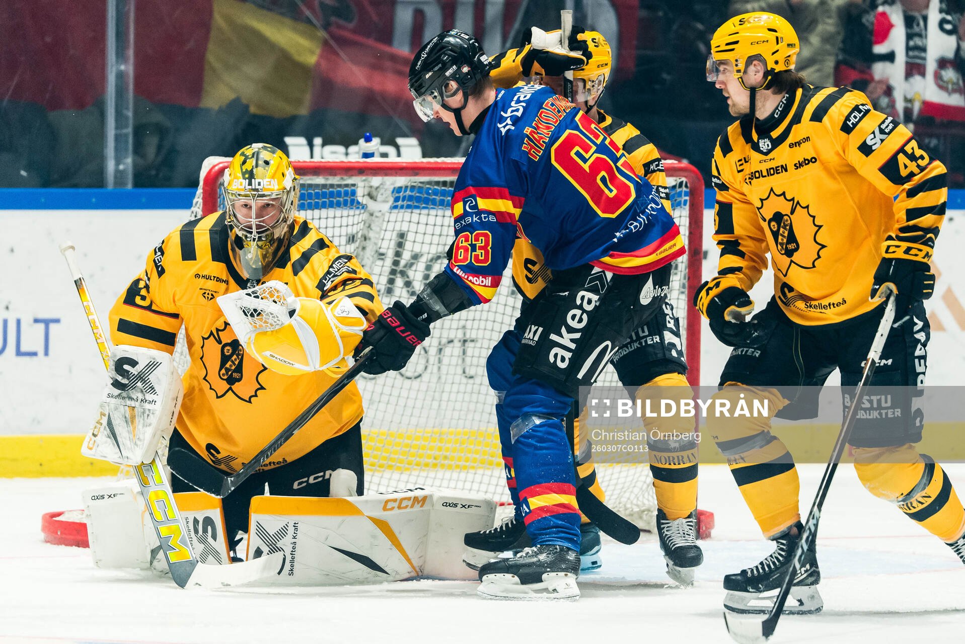 Skellefteås målvakt Linus Söderström och Malmö