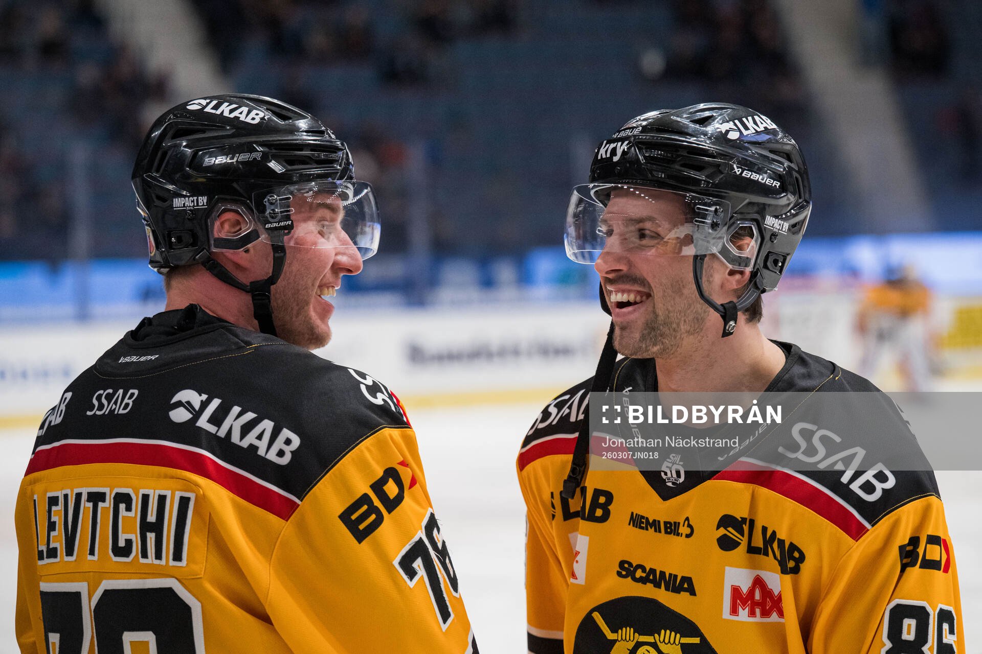 Luleås Anton Levtchi och Mathias Bromé