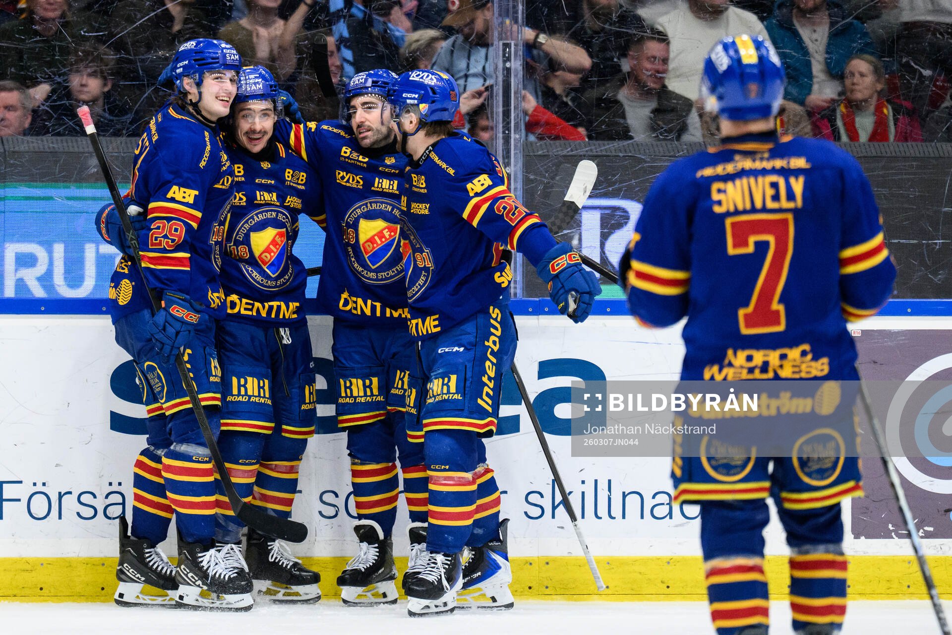 Djurgårdens Charles Hudon jublar
