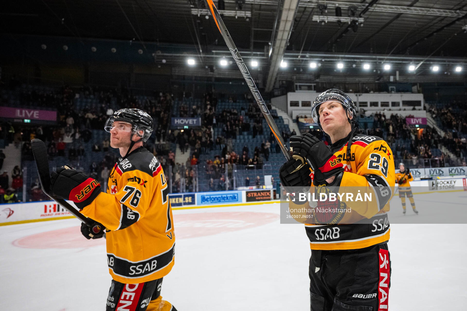 Luleås Anton Levtchi och Erik Gustafsson